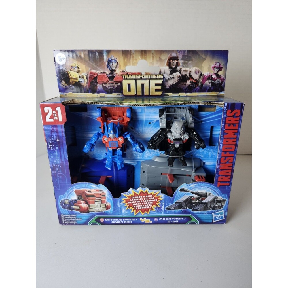 Transformers One Optimus Prime vs. Megatron Action Figure Set 2pk Toy New W Box